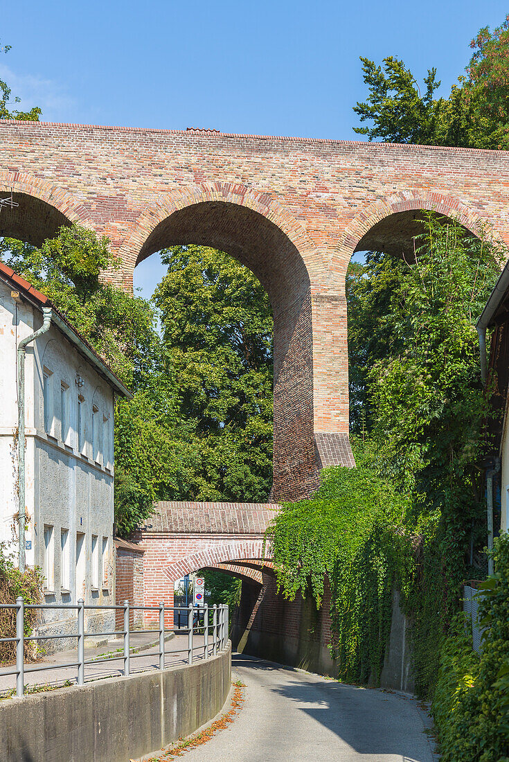 Dingolfing, Hochbrücke, Bayern, Deutschland