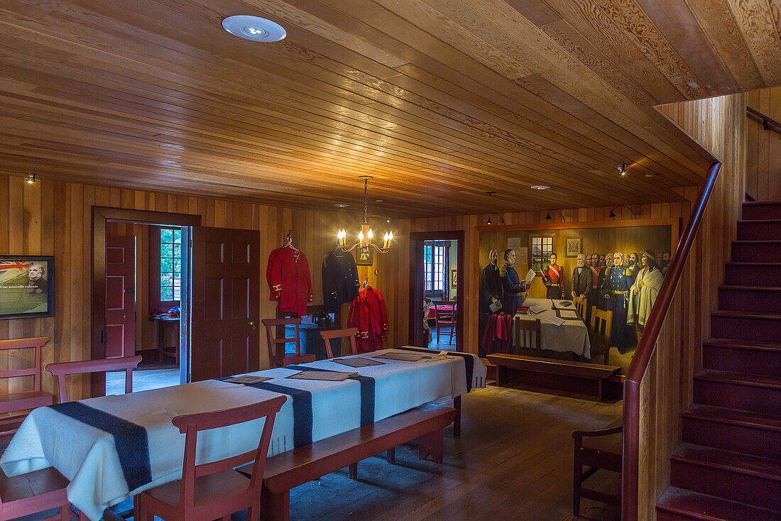 Fort Langley National Historic Site; Großes Haus; Proclamation of Crown Colony, British Columbia, Kanada