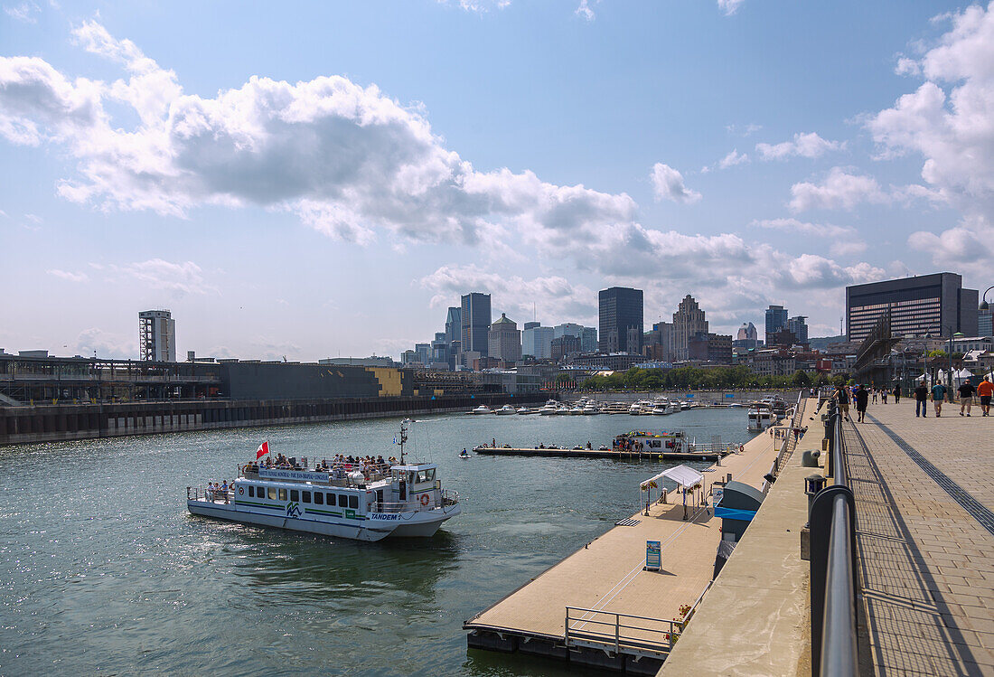 Montréal, Old Port, Bonsecours Basin, Ausflugsschiff, Quebec, Kanada