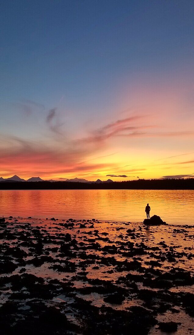 Sonnenuntergang in Alaska beobachten