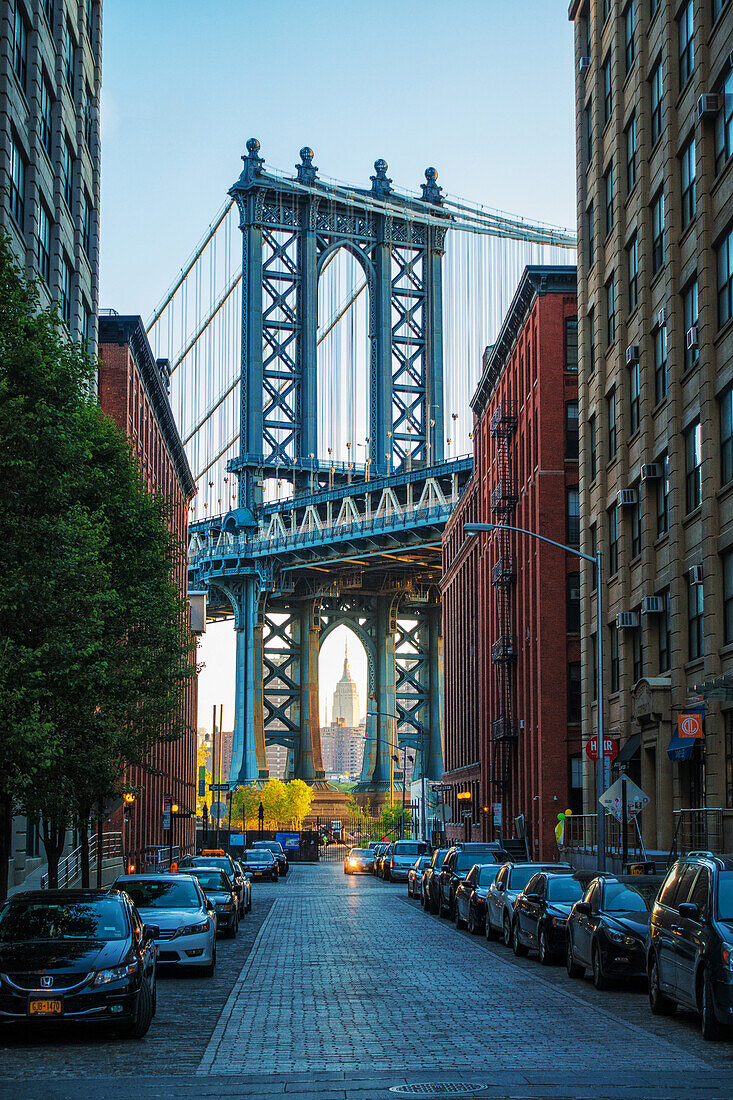 NYC New York City-Brücke DUMBO