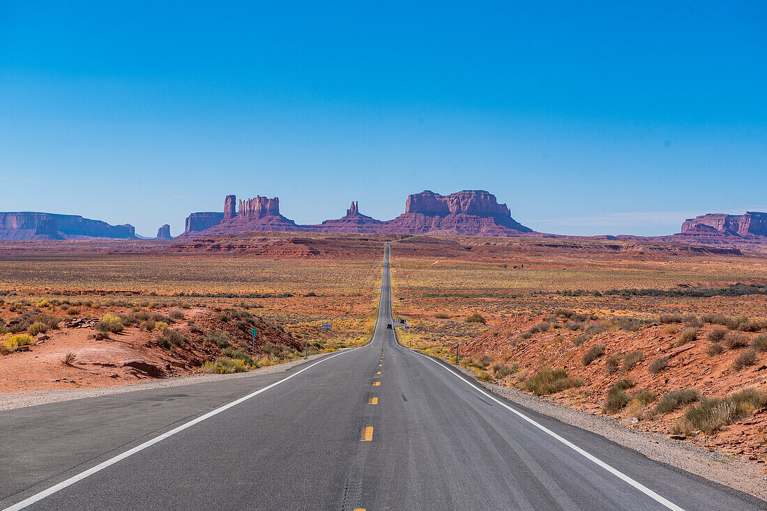 Weg zum Monument Valley