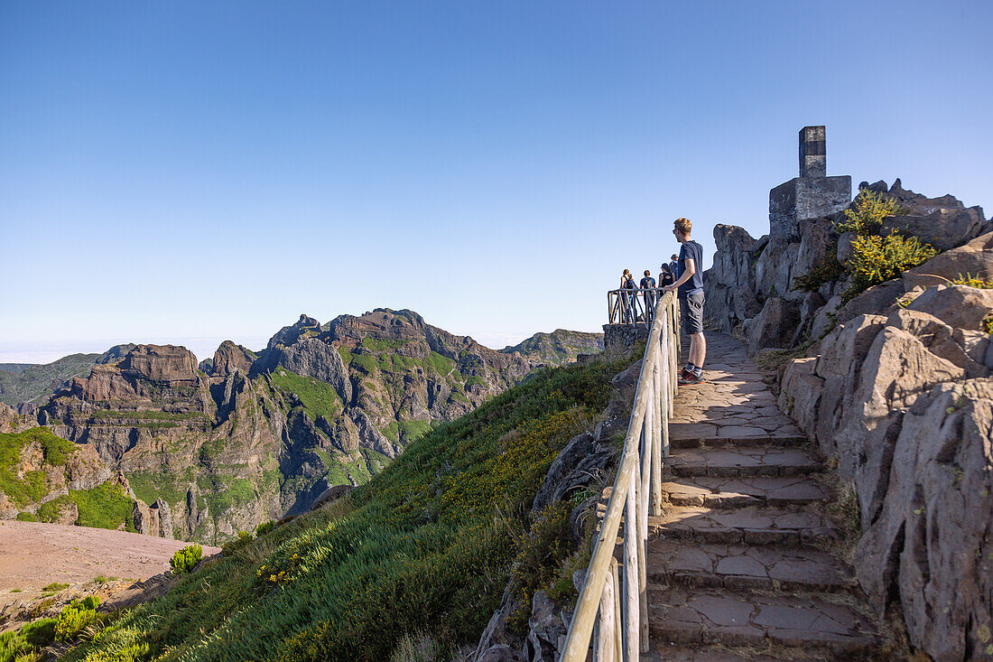 Pico do Arieiro, Gipfel, portugiesische Insel Madeira, Portugal