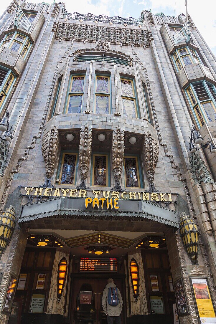 Amsterdam, Theater Pathé Tuschinski, entrance, facade