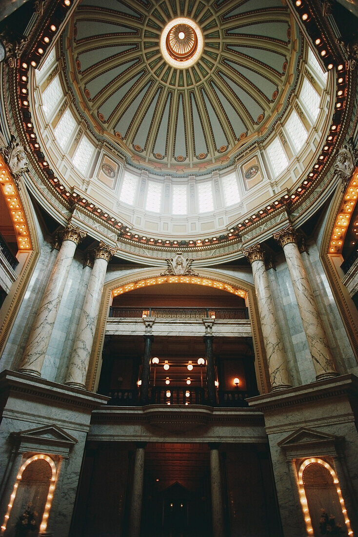 Innenräume eines Regierungsgebäudes, State Capitol Building, Jackson, Hinds County, Mississippi, USA