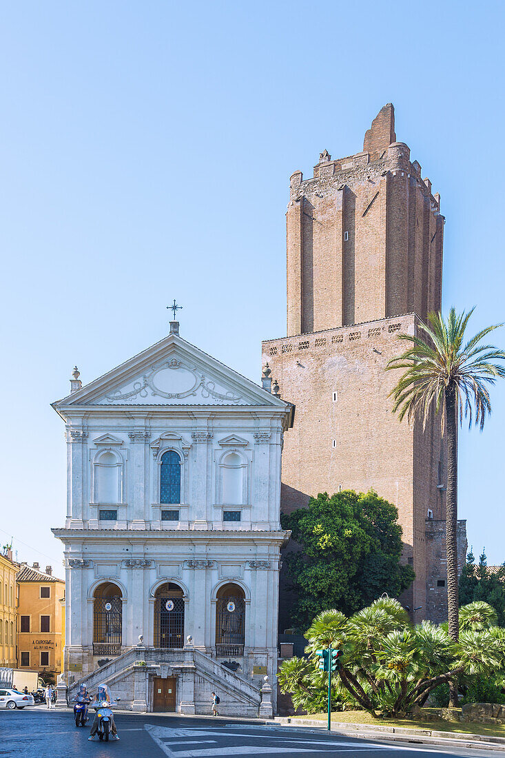Rome, Church of Santa Maria da Siena, Torre delle Milizie, Trajan's Market