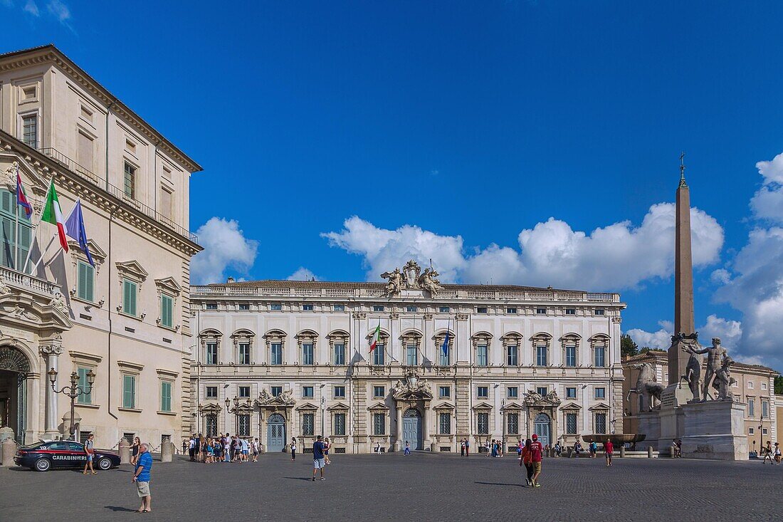 Rom, Piazza del Quirinale, Palazzo del Quirinale, Latium, Italien