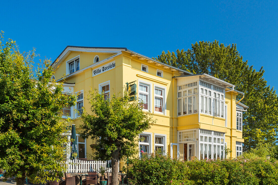 Villa Seesicht im Ostseebad Göhren, Insel Rügen, Mecklenburg-Vorpommern, Deutschland