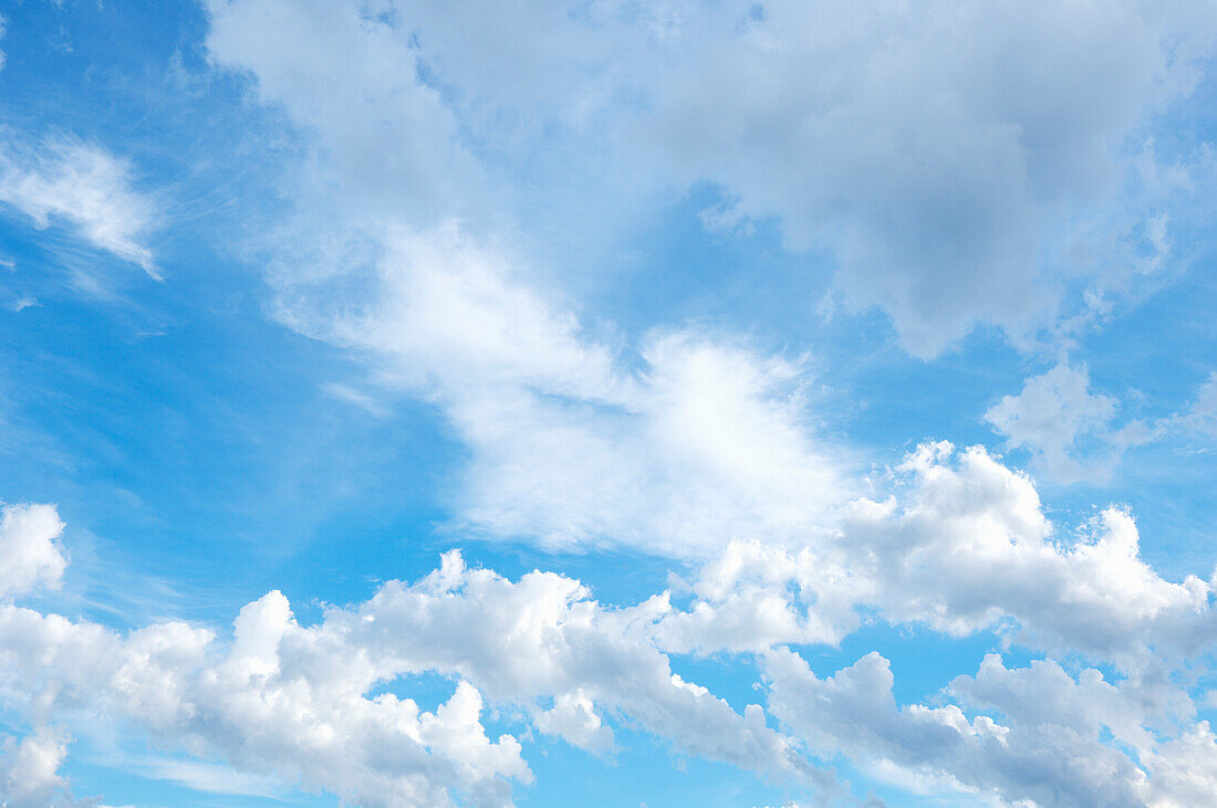 Clouds in blue sky