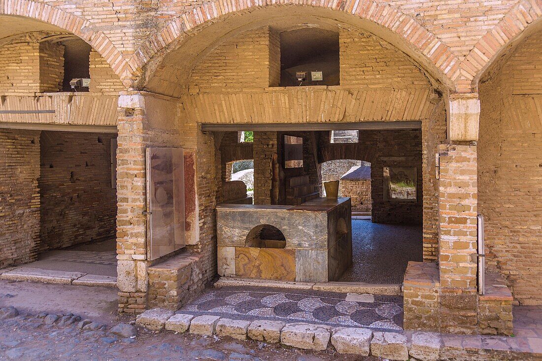 Rome, Ostia Antica, Termopolio della Diana