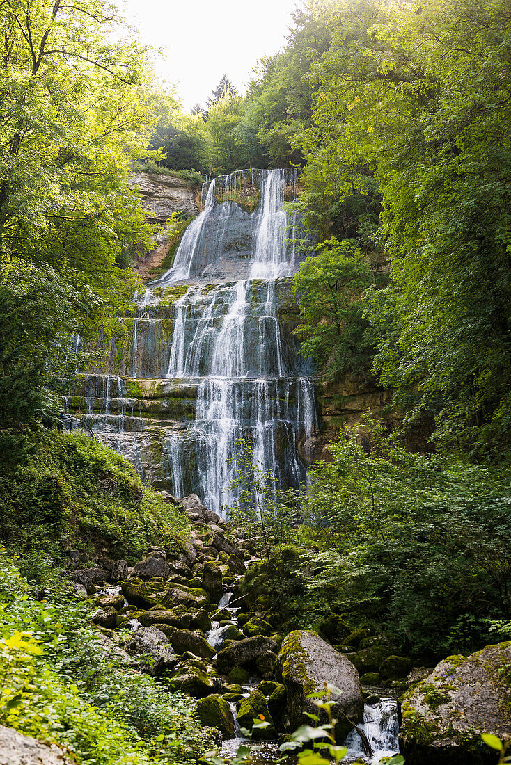 Cascades du Hérisson, Champagnole, Departement Jura, Bourgogne-Franche-Comté, Jura, Frankreich