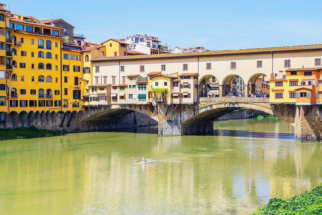 Ponte Vecchio, Florenz, Toskana, Italien, Europa