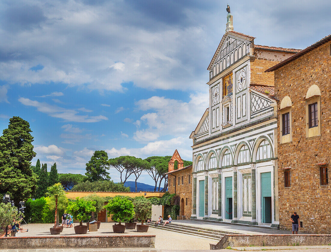 Kirche San Miniato al Monte, Florenz, Toskana, Italien, Europa