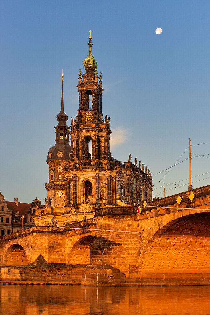 Katholische Hofkirche, Dresden, Freistaat Sachsen, Deutschland, Europa