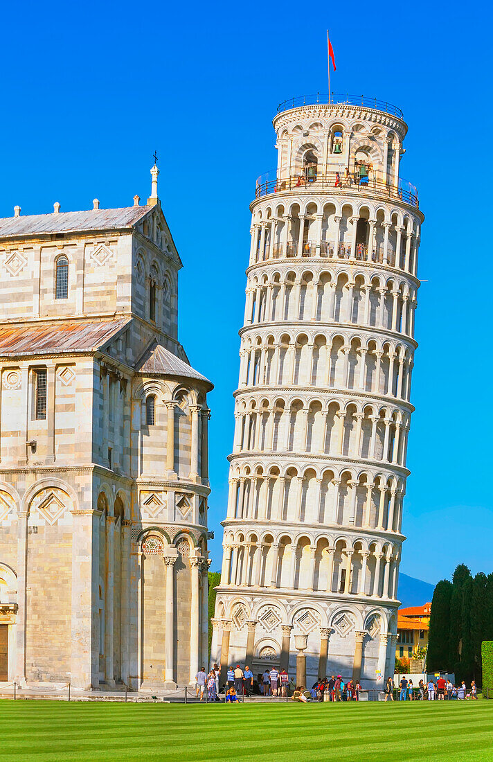 Leaning Tower, Pisa, Tuscany, Italy, Europe