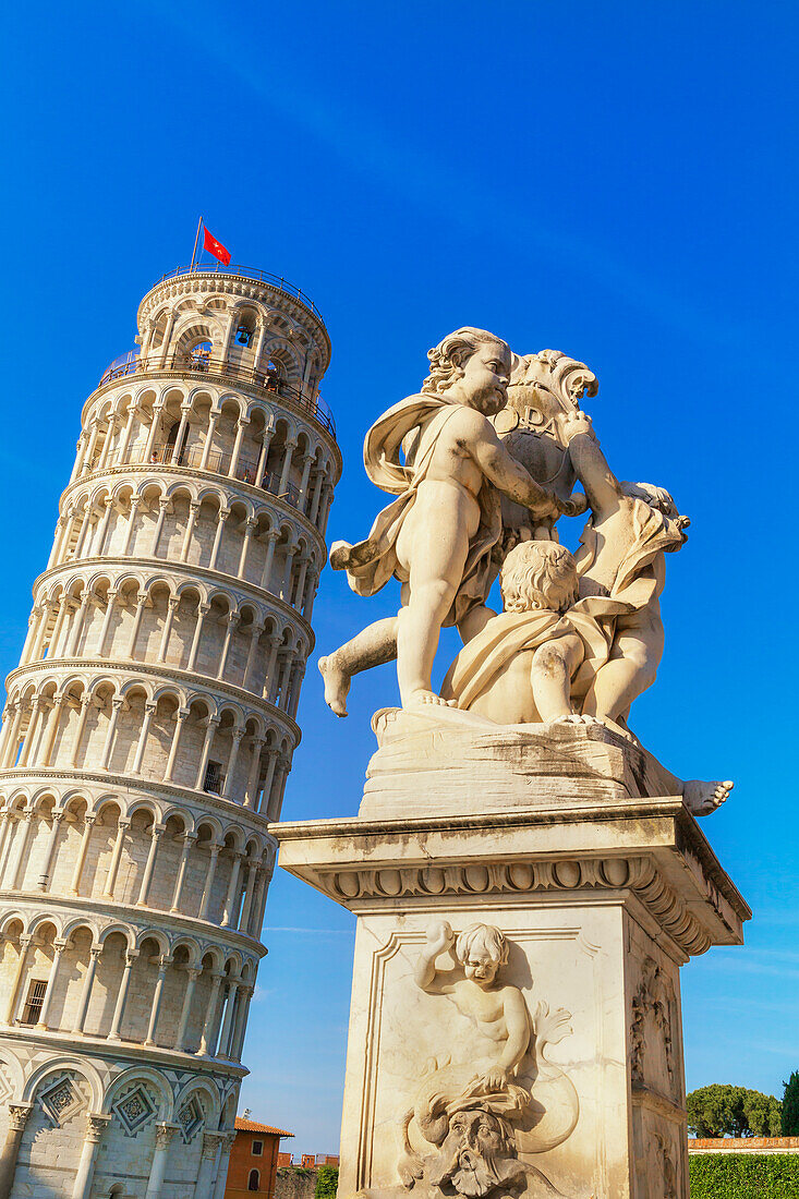 Leaning Tower, Pisa, Tuscany, Italy, Europe