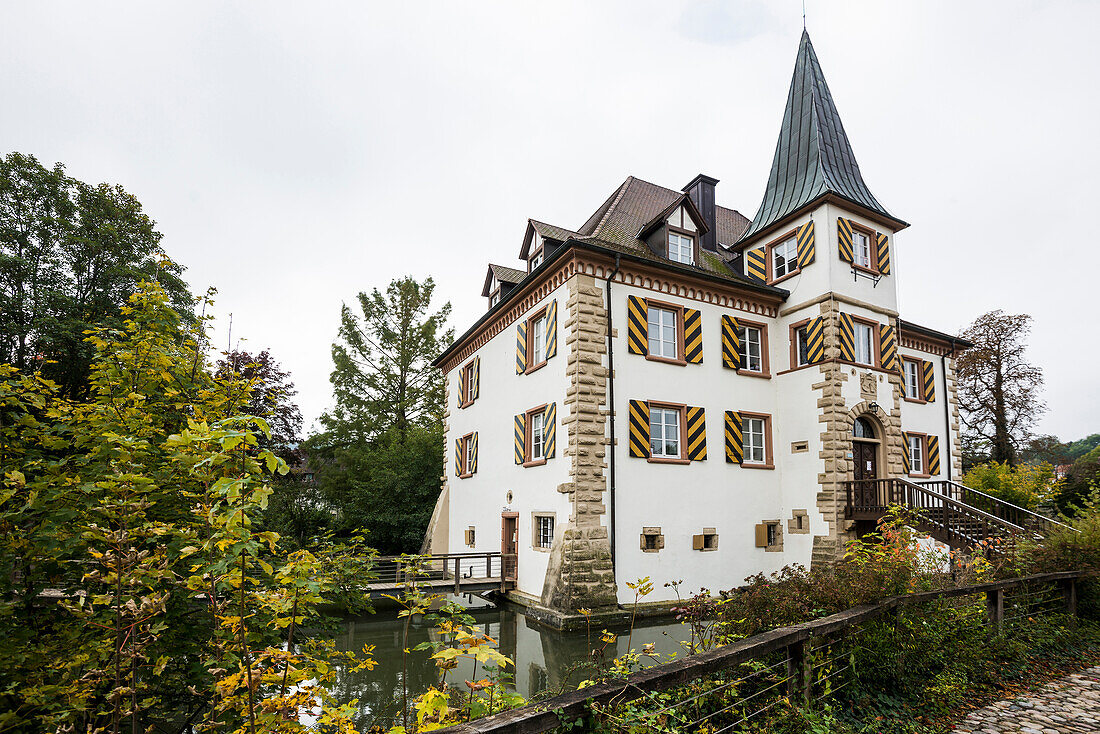 Wasserschloss Entenstein, Schliengen, Markgräflerland, Schwarzwald, Baden-Württemberg, Deutschland