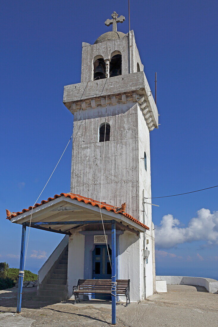 Tower, Kathara Monastery, Ithaca, Ionian Islands, Greece