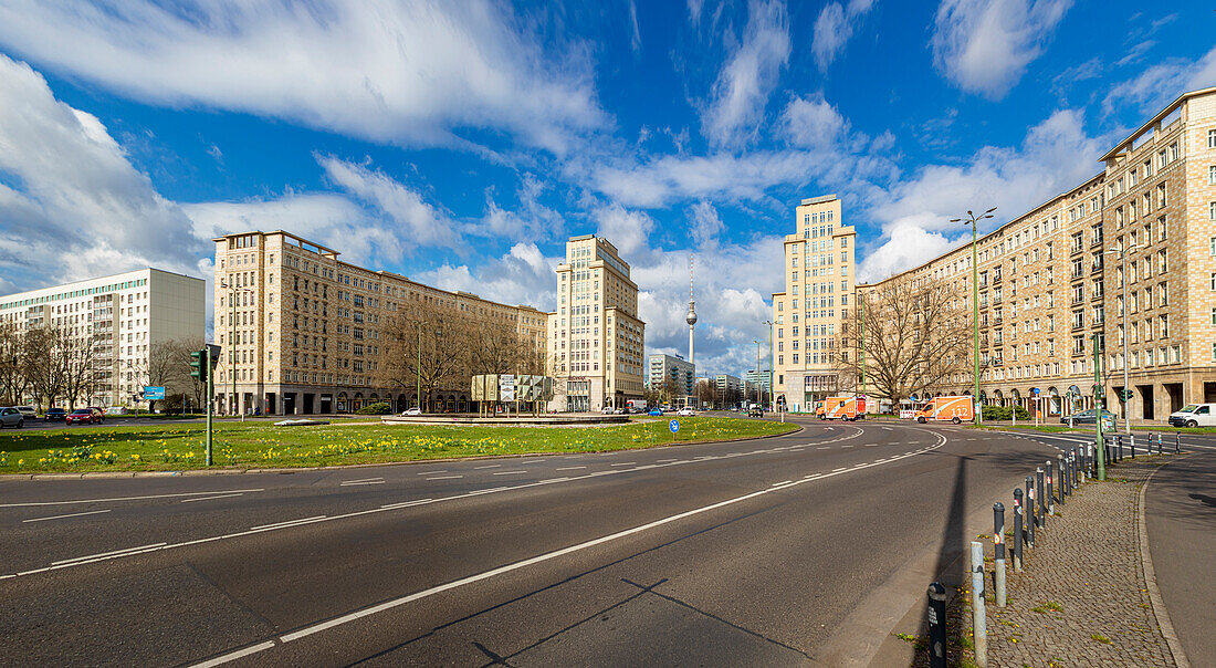 Strausberger Platz in Berlin, Deutschland