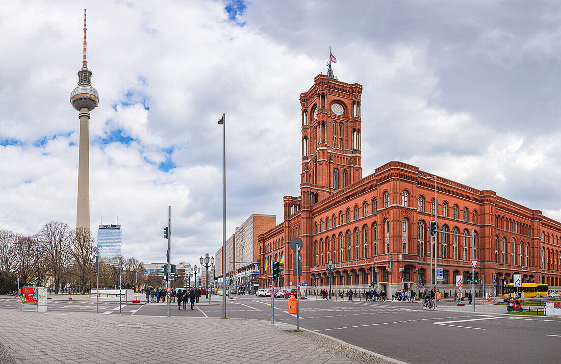 Red City Hall in Berlin, Germany