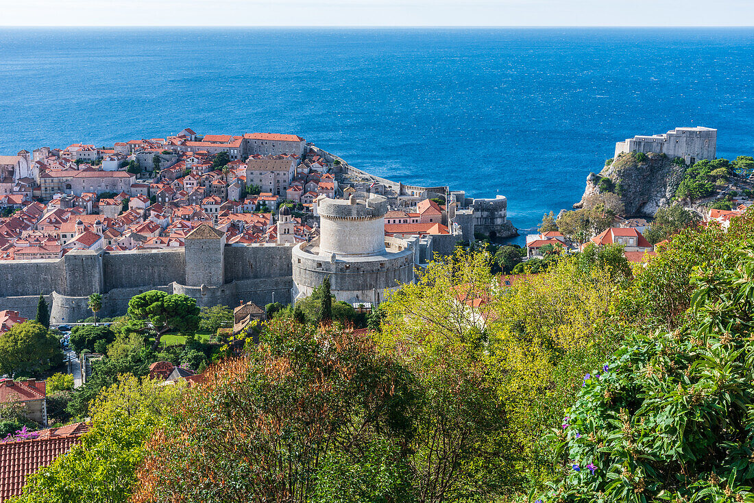 View of Dubrovnik old town, Croatia