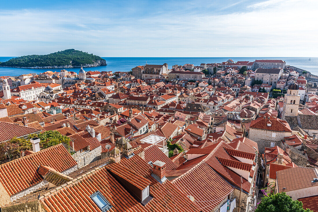 View of Dubrovnik old town, Croatia