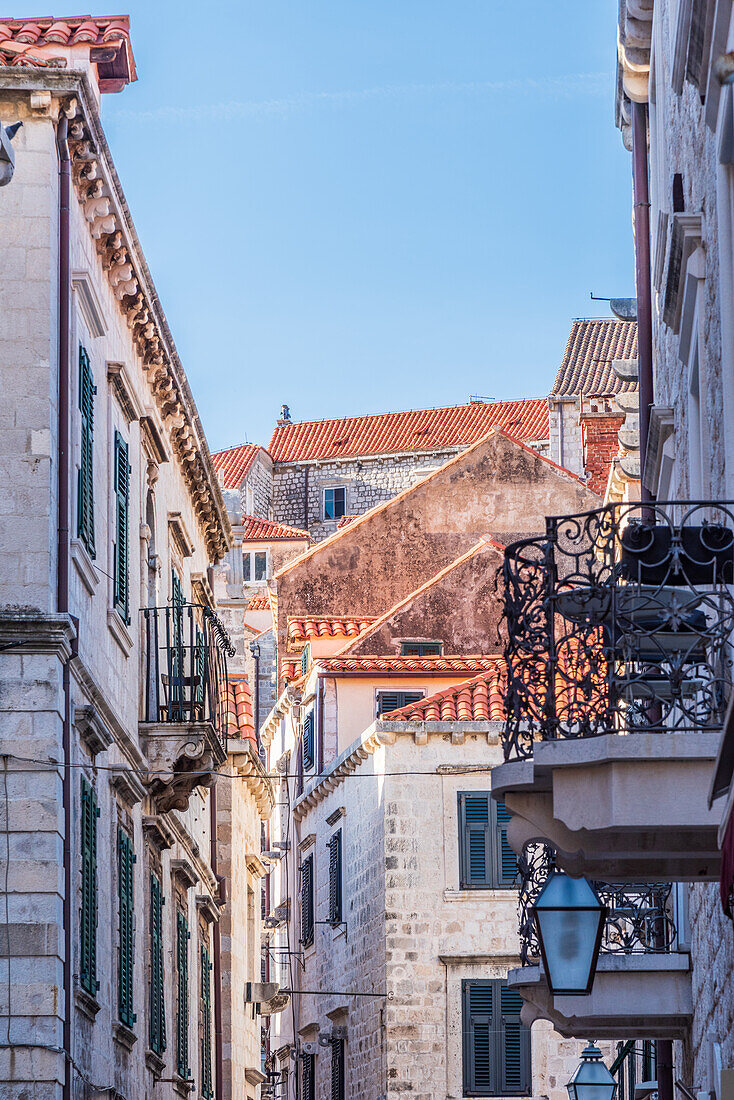 Gasse in Dubrovnik, Kroatien