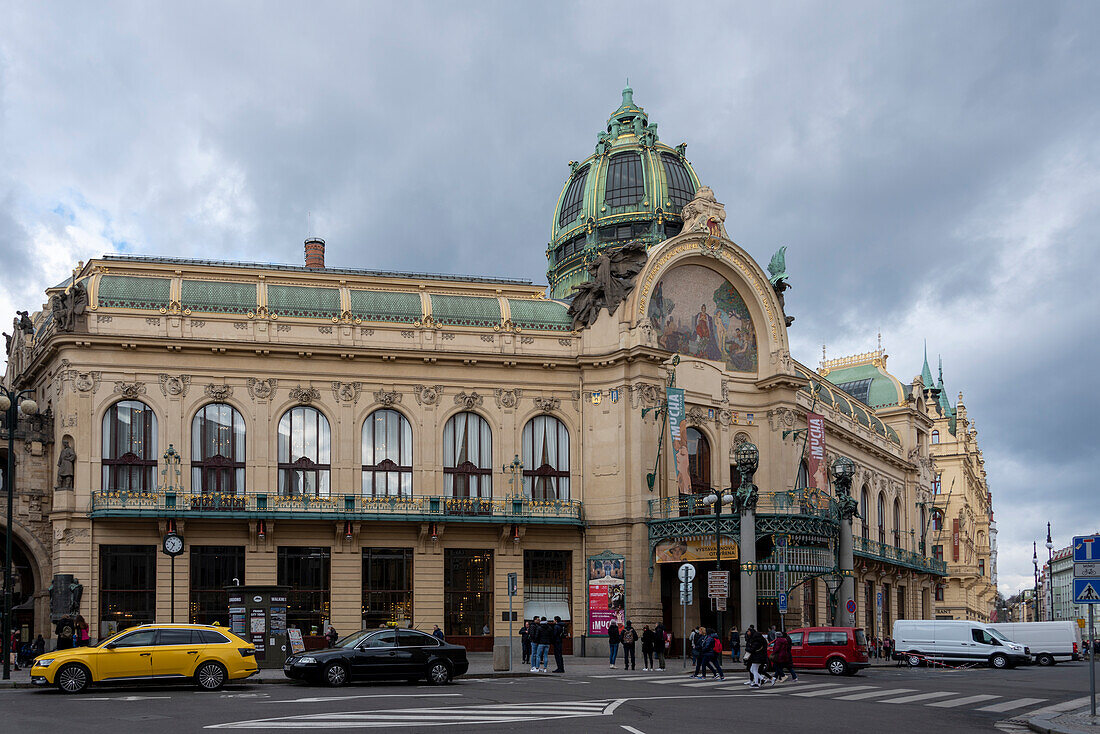 Municipal House, Art Nouveau, Prague, Czech Republic