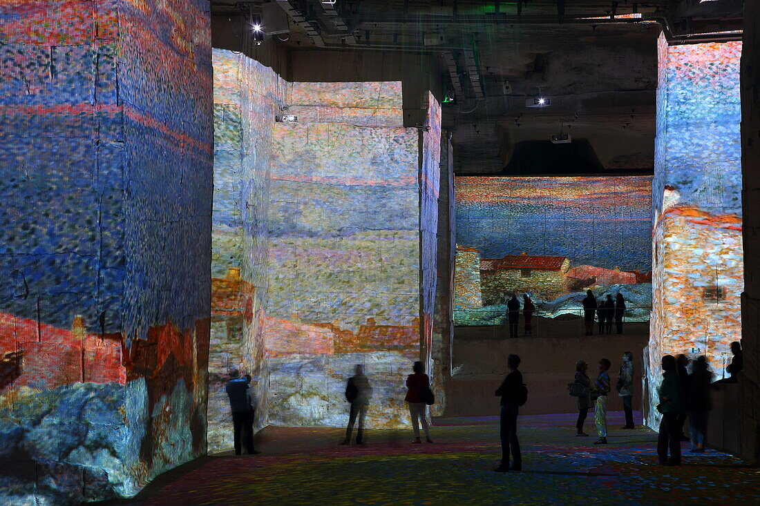 Carrieres de Lumieres, Les Baux-de-Provence, Bouches-du-Rhone, Provence-Alpes-Cote d'Azur, France