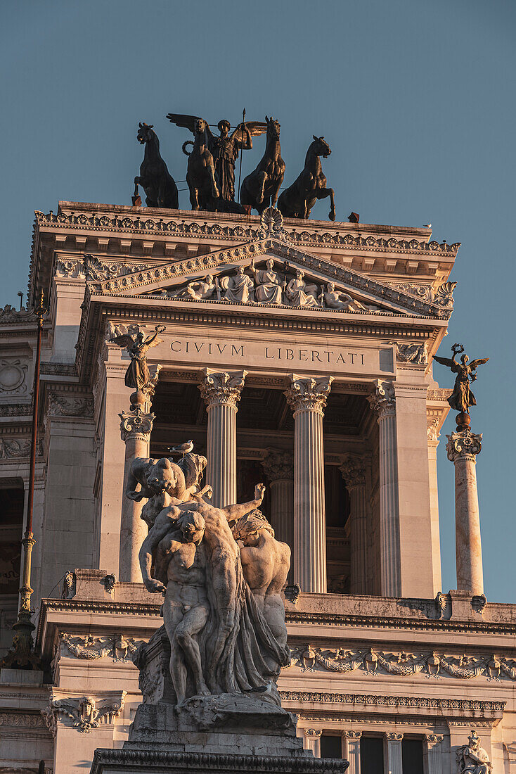 National Monument to Victor Emmanuel II, Monumento a Vittorio Emanuele II, Rome, Lazio, Italy, Europe