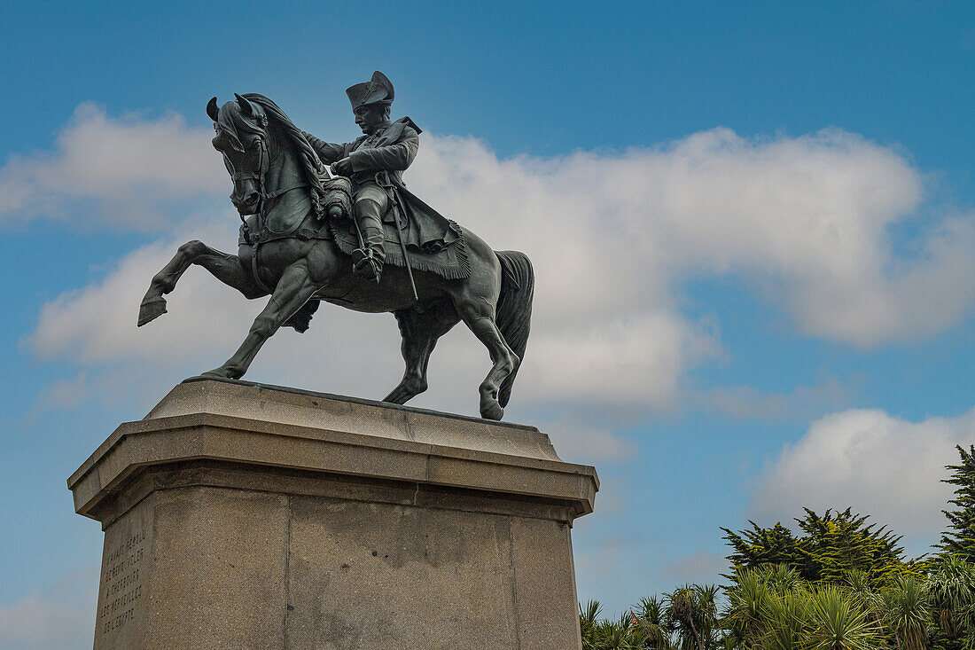 Denkmal von Napoleon in Cherbourg, Normandie, Frankreich