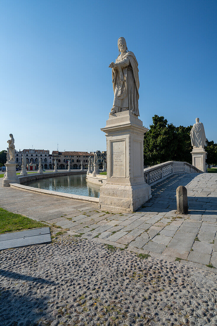 Statue of Pope Pius VI at Prato della Valle in Padua, Italy.
