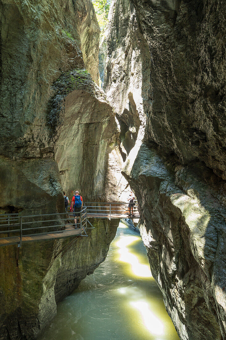 Die Aareschlucht zwischen Innertkirchen und Meiringen, Kanton Bern, Schweiz