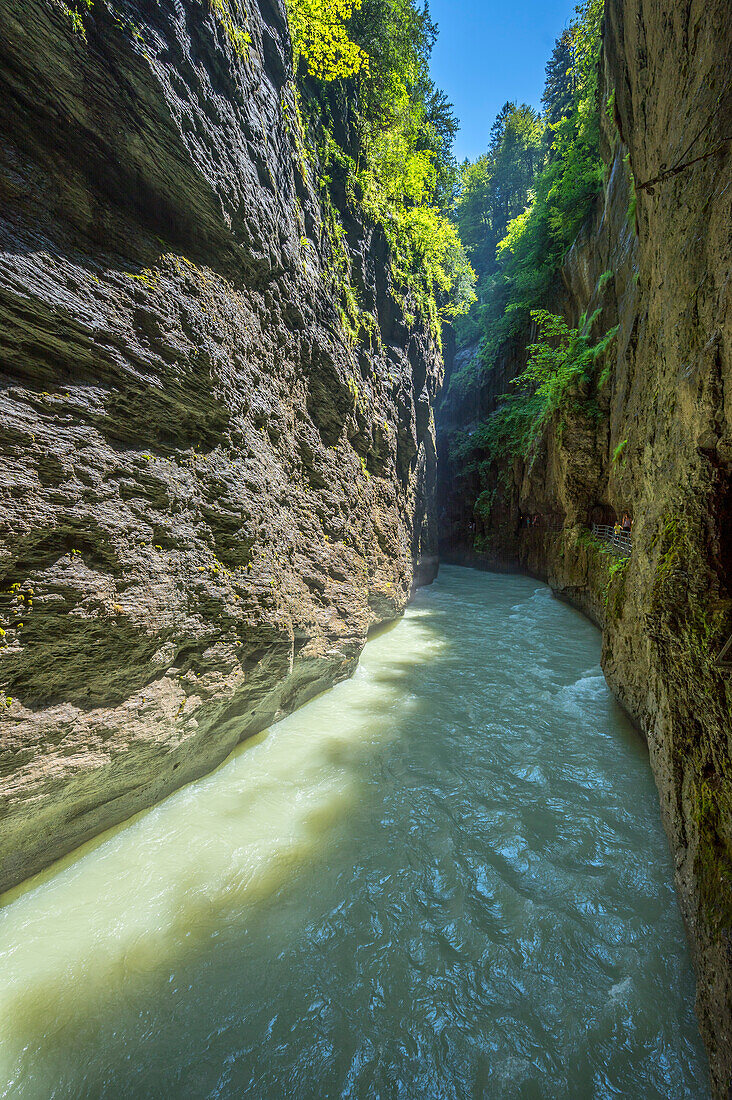 The Aare Gorge between Innertkirchen and Meiringen, Canton of Bern, Switzerland