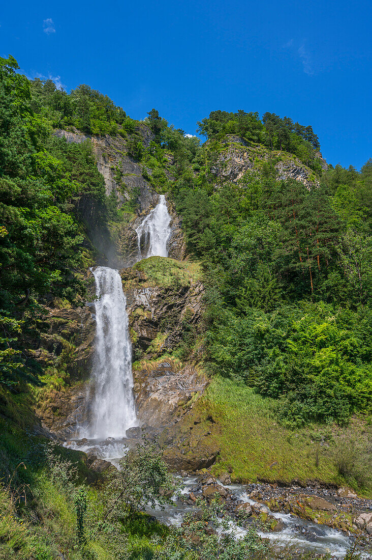 The Alpbach Falls near Meiringen, Canton Bern, Switzerland