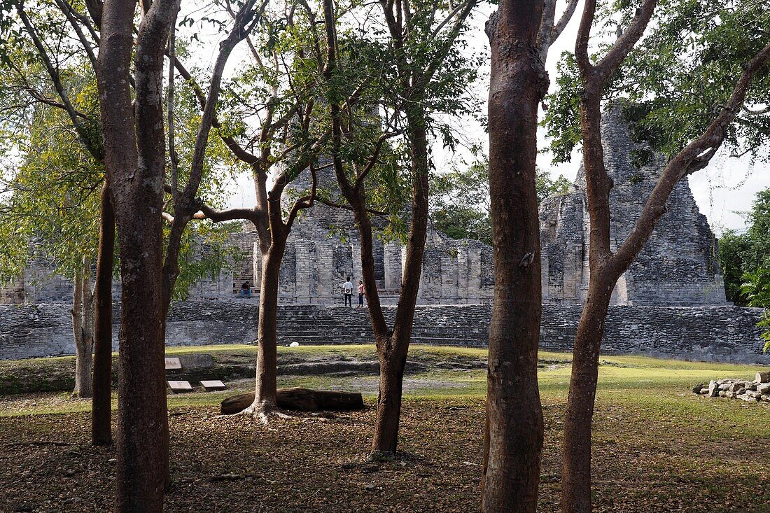 Xpuhil Mayan Ruins, Southern Yucatan, Mexico