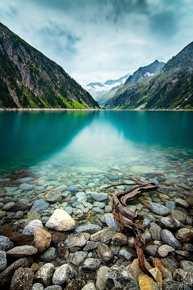 The Schlegeis reservoir in Austria