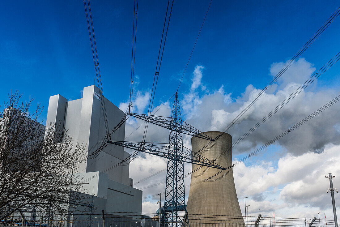 Brown coal power plant Neurath, Grevenbroich, North Rhine-Westphalia, Germany