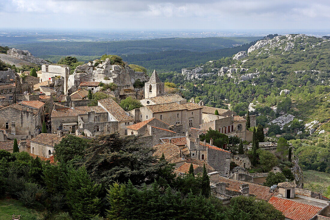 Les Baux-de-Provence, Bouches-du-Rhone, Provence-Alpes-Cote d'Azur, Frankreich