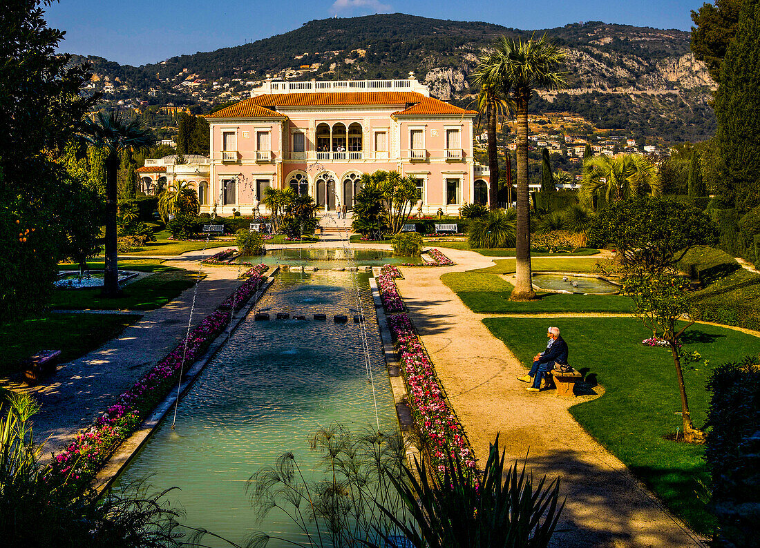 Villa Ephrussi de Rothschild, Saint-Jean-Cap-Ferrat, Côte d'Azur, Frankreich