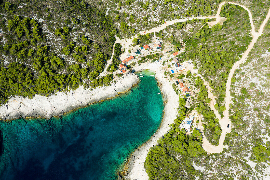 South coast of Vis island, Mediterranean Sea, Croatia