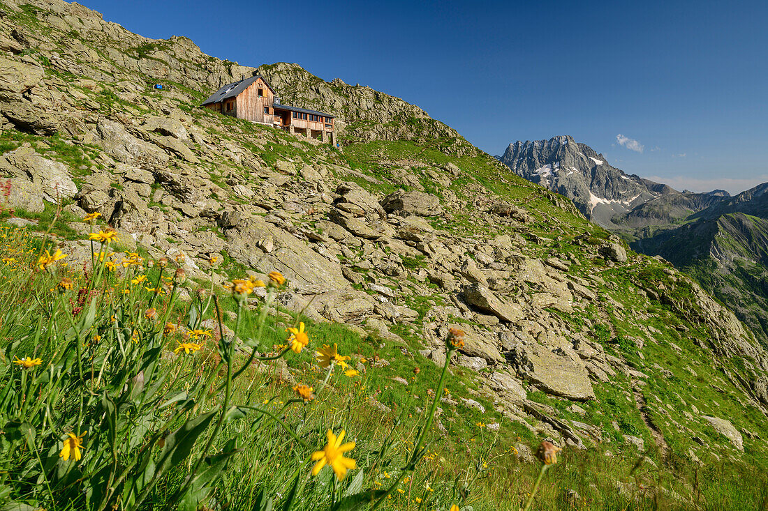 Refuge Pigeonnier, Valgaudemar, Nationalpark Ecrins, Dauphine, Provence-Hautes Alpes, Frankreich