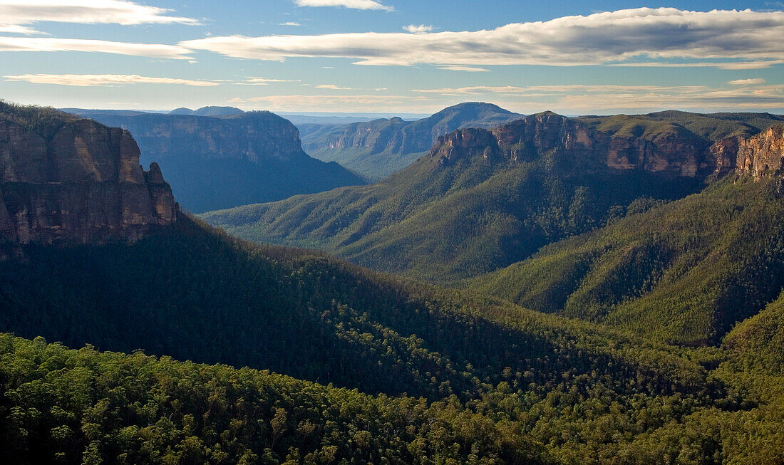 Grose-Tal; Blackheath, Blaue Berge; NSW; Australien
