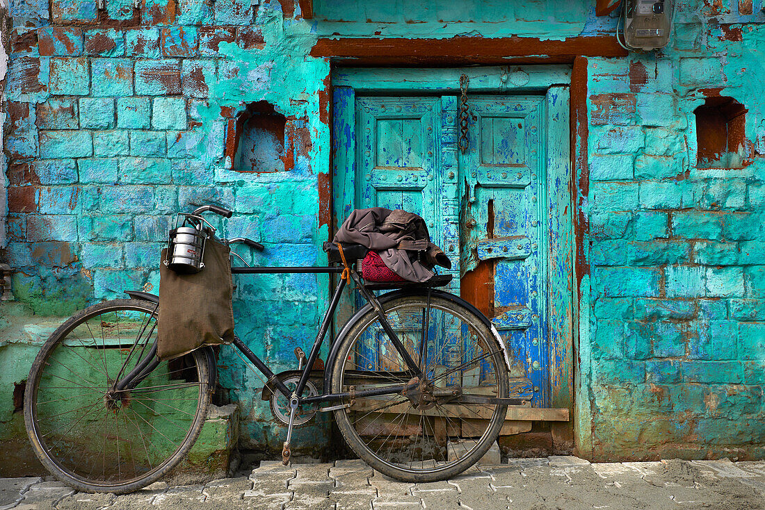 Fahrrad, Fatehpur Sikri, Rajasthan, Indien