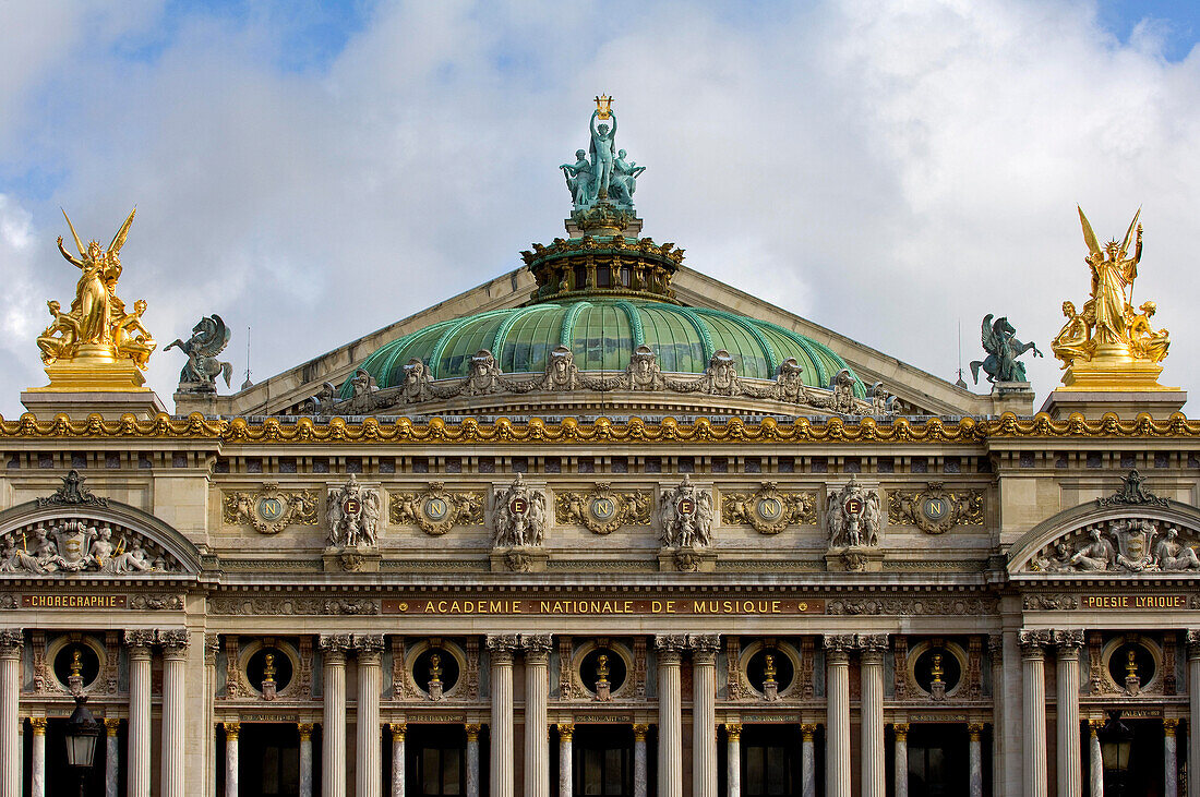 Opéra Garnier, Paris, Frankreich, Ile-de-France, Paris. Platz der Oper. UNESCO-Welt