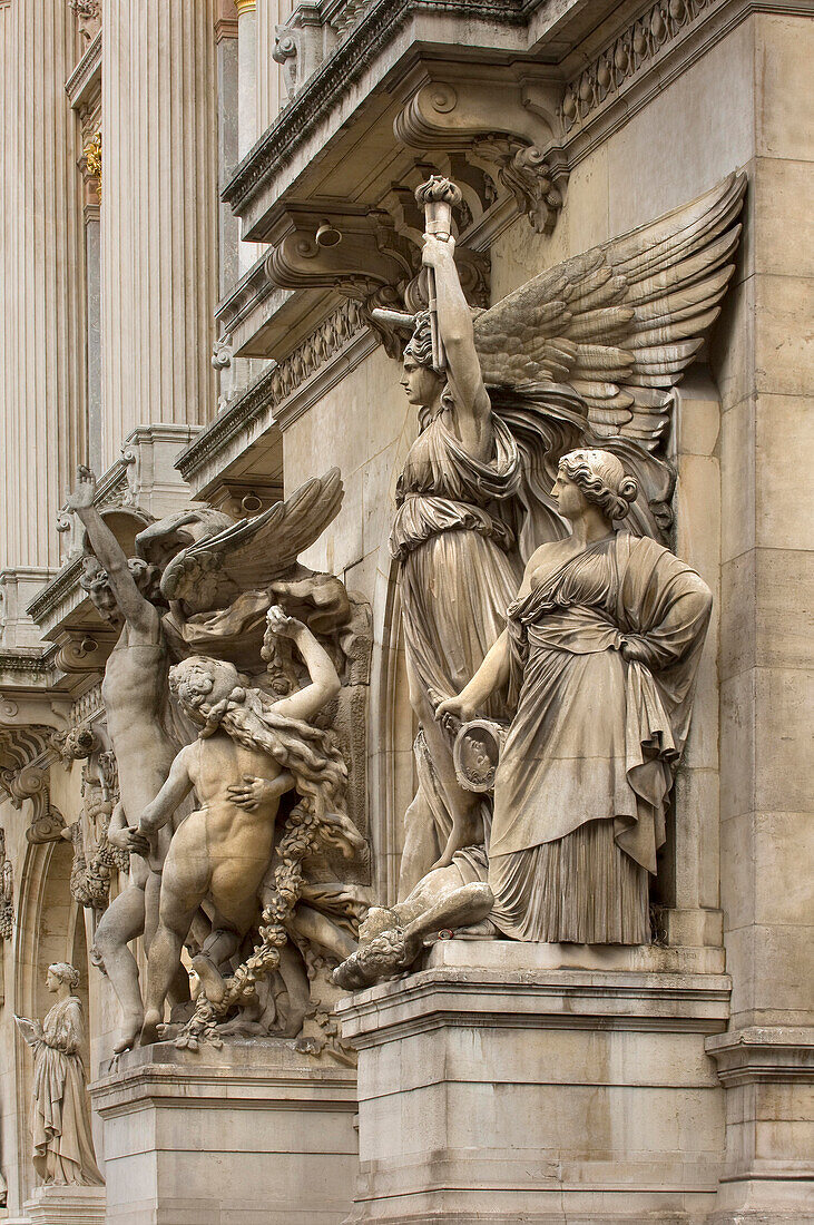 France, Ile-de-France, Paris. Place de l'Opéra. UNESCO World Heritage List