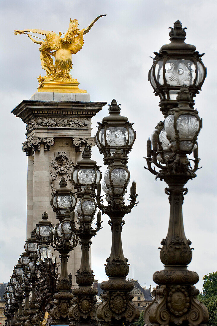 Pont Alexandre III, Paris, Frankreich