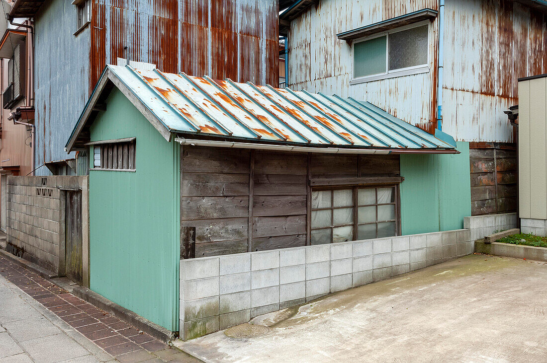 Industrial buildings, Sawara, Japan