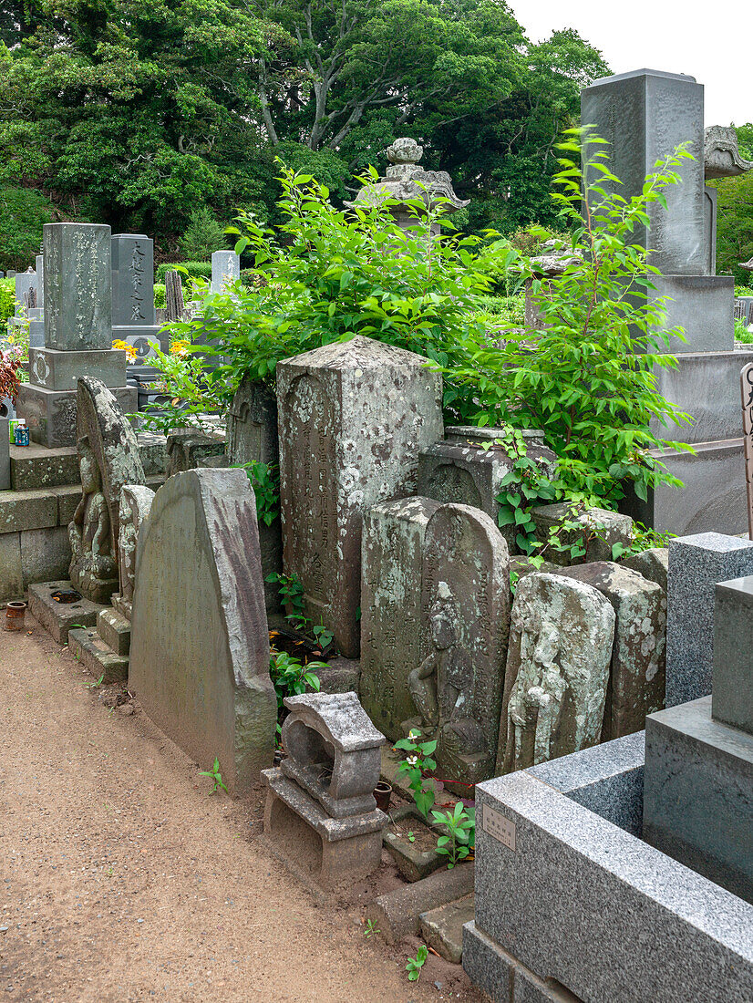 Gräber des Choshouji-Tempels, Itako, Iberaki, Japan