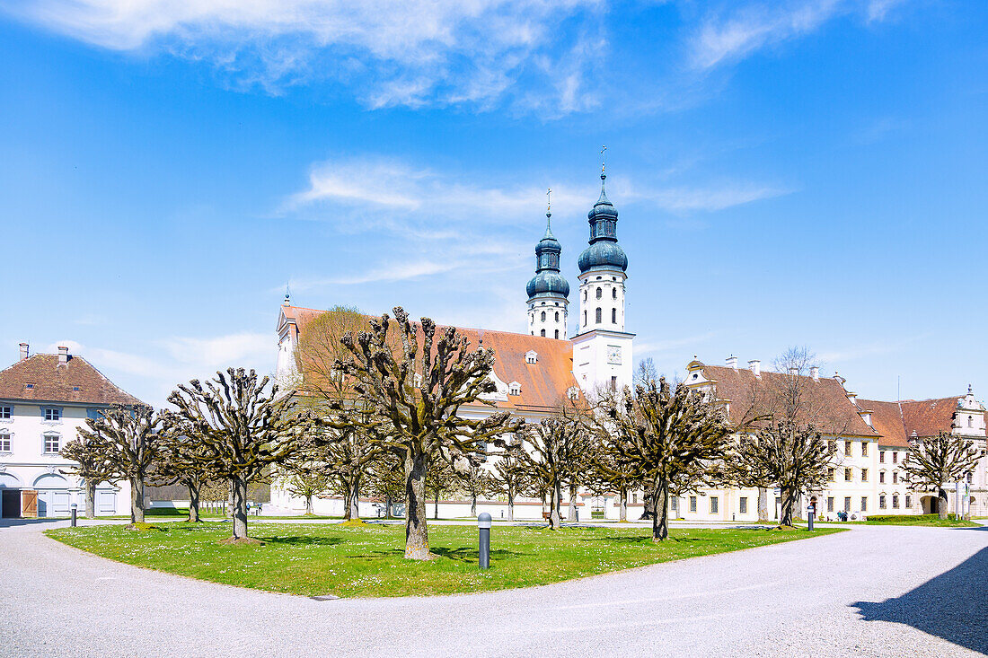 Obermarchtal Monastery; Monastery complex, Minster of St. Peter and Paul, in the Swabian Jura, Baden-Württemberg, Germany